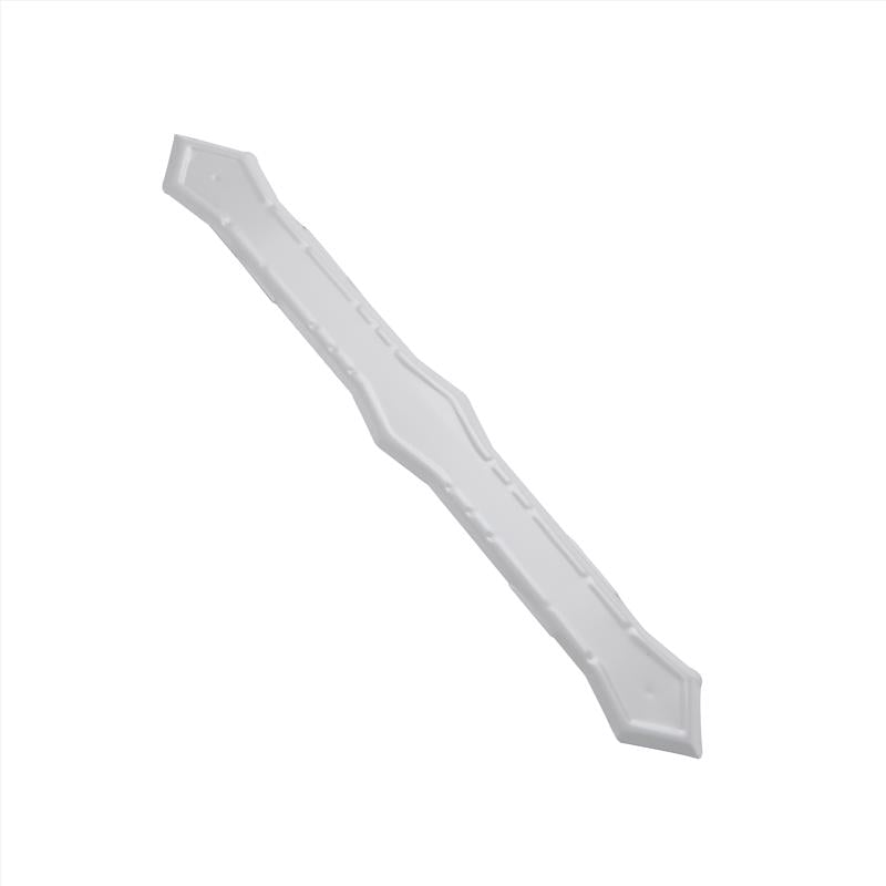 Amerimax 0.25 in. H X 2 in. W X 13.5 in. L White Aluminum K Downspout Strap, Pack of 50