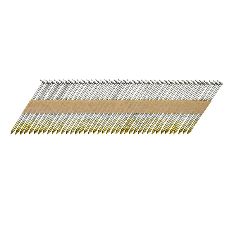 ProFIT 600352 Collated Nail, 2-3/8 in L, Hot-Dipped Galvanized Steel, Round Head, Ring Shank