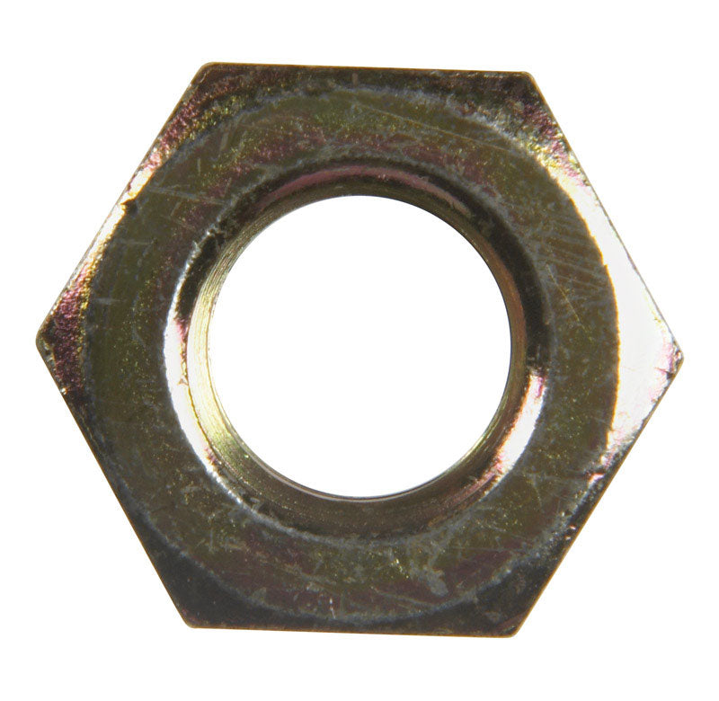 Hillman 5/16 in. Zinc Dichromate Steel USS Hex Nut 100 pk