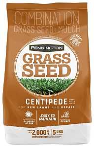 Pennington 100081628 Centipede Grass Seed and Mulch, 5 lb