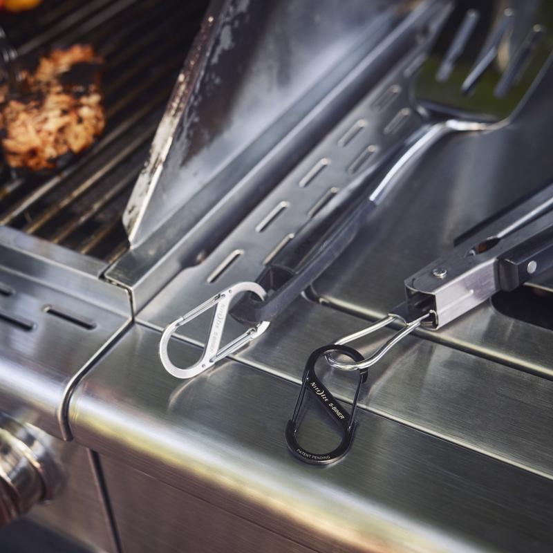 Nite Ize S-Biner 1.8 in. D Stainless Steel Silver Carabiner Key Holder