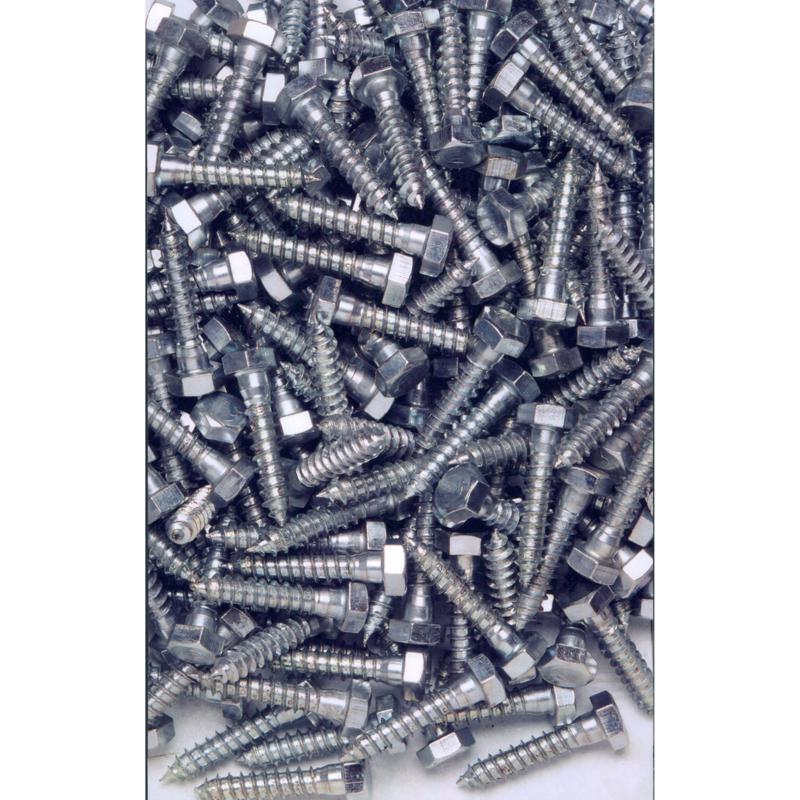 HILLMAN 1/4 in. X 1-1/4 in. L Hex Zinc-Plated Steel Lag Screw 100 pk