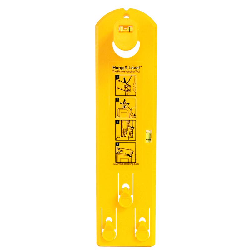 Under The Roof Decorating Hang and Level Yellow Assorted Picture Hanger 10 lb 1 each