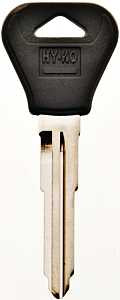 Hy-Ko 12005H65 Key Blank, Brass, Nickel, For: Ford, Lincoln, Mercury Vehicles, H65 Key Number, Pack of 5