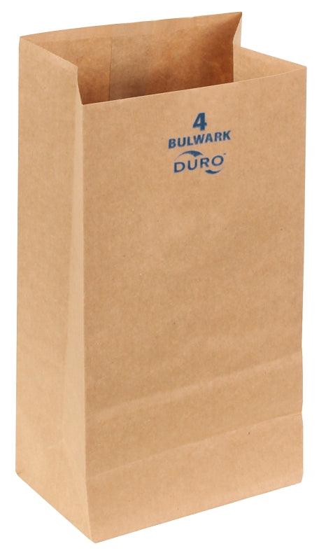 Duro Bag 71004 Series Heavy-Duty SOS Bag, 3-1/8 in W, 5 in L, Virgin Paper, Kraft