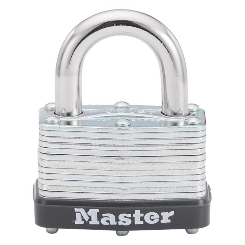 Master Lock 1-1/16 in. H X 1-3/4 in. W X 1-3/4 in. L Laminated Steel Breakaway Warded Padlock, Pack of 12