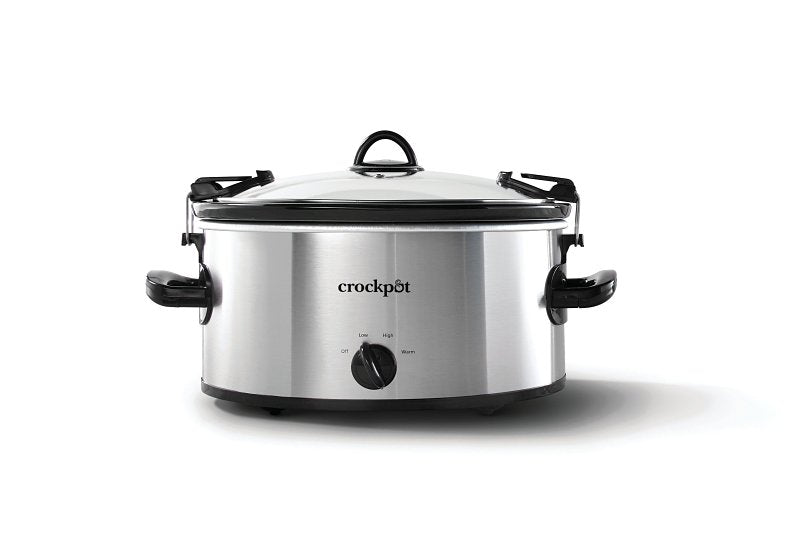 Crock-Pot 2131382 Slow Cooker, 6 qt Capacity, Silver