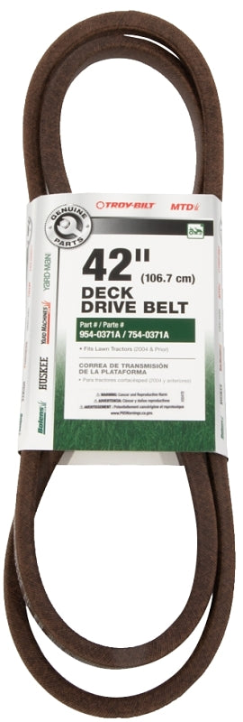 MTD 490-501-M048 Deck Drive Belt, 42 in L, 0.66 in W
