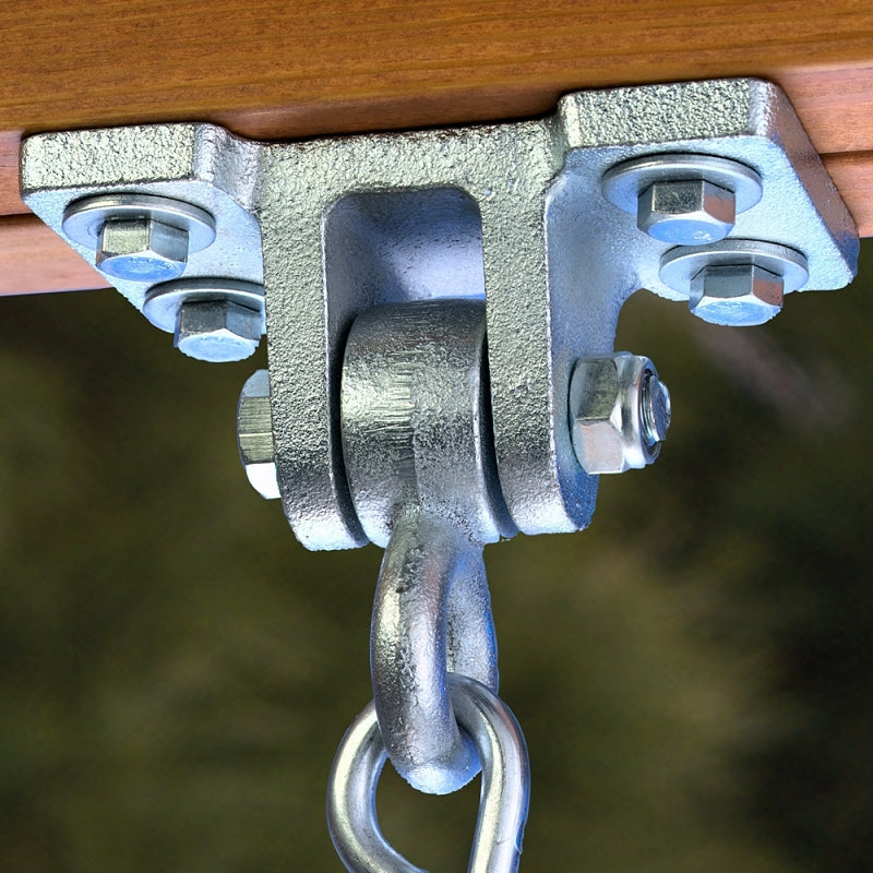Playstar PS 7576 Swing Hanger, Commercial-Grade, Steel, Galvanized, For: Wood Swing Beams
