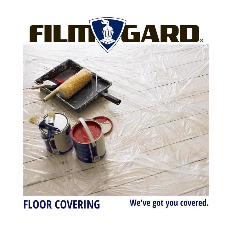 Film-Gard Plastic Sheeting 4 mil X 10 ft. W X 50 ft. L Polyethylene Clear 1 pk