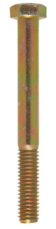 HILLMAN 3/8 in. D X 3-1/2 in. L Heat Treated Steel Hex Head Cap Screw 50 pk