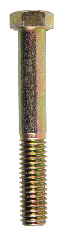 HILLMAN 7/16 in. D X 3 in. L Heat Treated Steel Hex Head Cap Screw 50 pk