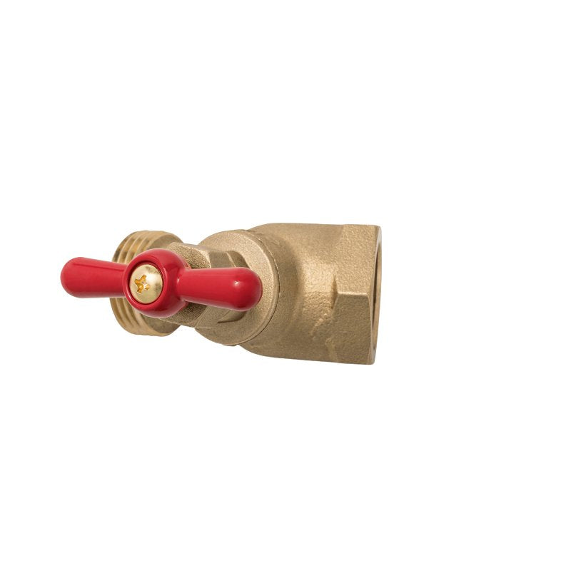 B & K 102-414 Hose Bibb, 3/4 in Connection, FIP x MHT, Brass Body