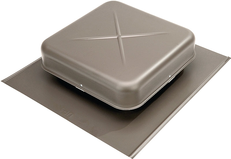 Lomanco LomanCool 550WB Static Roof Vent, 16-3/8 in OAL, 15-3/8 in OAW, 50 sq-in Net Free Ventilating Area, Aluminum, Pack of 6