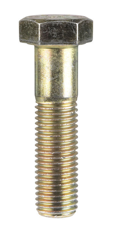 HILLMAN 1 in. D X 4 in. L Heat Treated Steel Hex Head Cap Screw 10 pk