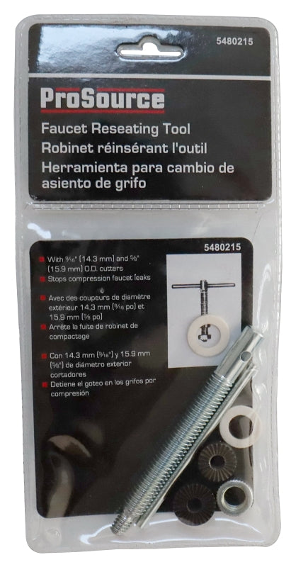 ProSource T153-3L Faucet Reseating Tool, 3 x 3-3/4 in, Bar Handle, 3-3/4 in L