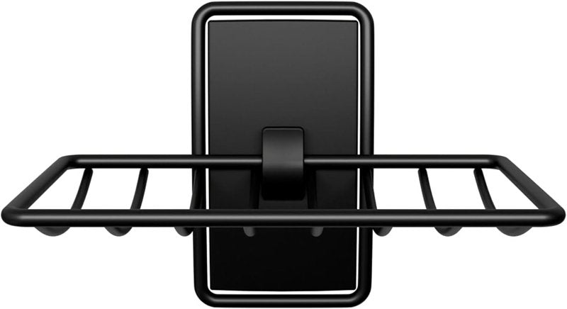 Command BATH34-MB-ESF Bath Soap Dish, Wall Mounting, Metal/Plastic, Black