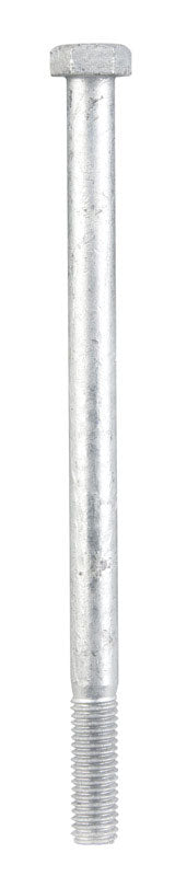 HILLMAN 1/2 in. D X 8 in. L Hot Dipped Galvanized Steel Hex Bolt 25 pk