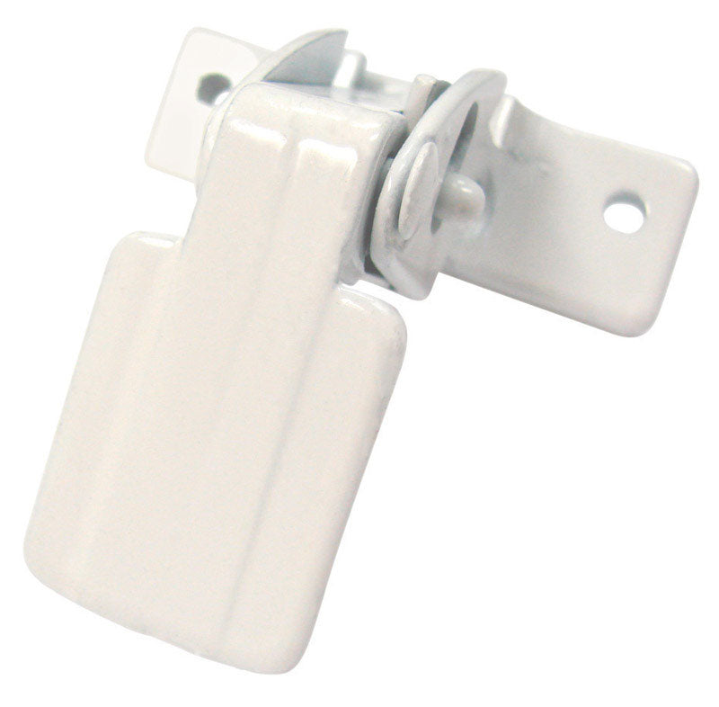 Barton Kramer White Aluminum Door Latch 1 pk