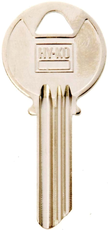 Hy-Ko 11010Y3 Key Blank, Brass, Nickel, For: Yale Cabinet, House Locks and Padlocks, Y3 Key Number, Pack of 10