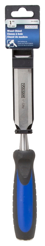 Vulcan JL-CH4 Chisel, 1 in Tip, 10-1/4 in OAL, CRV Blade, Ergonomic Handle