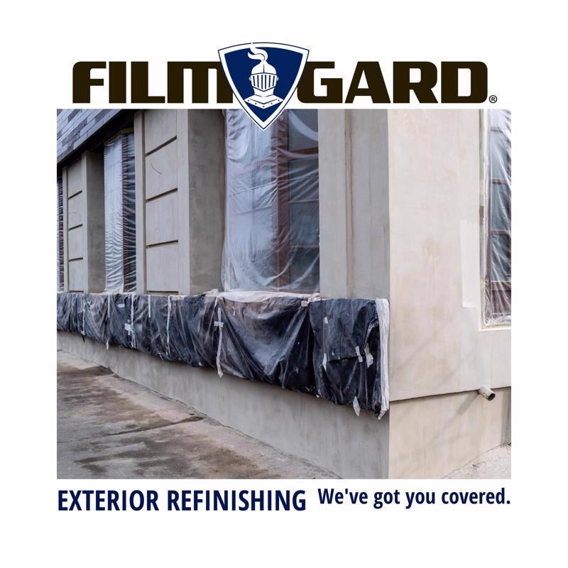 Film-Gard Plastic Sheeting 4 mil X 10 ft. W X 50 ft. L Polyethylene Black 1 pk