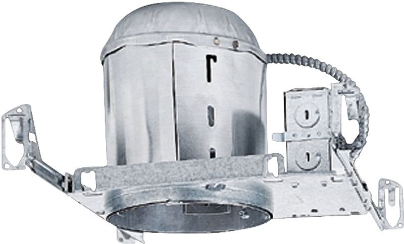 Halo H7ICT Screw Base Housing, 6 in Dia Recessed Can, Aluminum