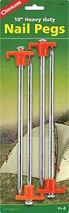 Coghlan's 8312 Nail Peg, 10 in L, Steel