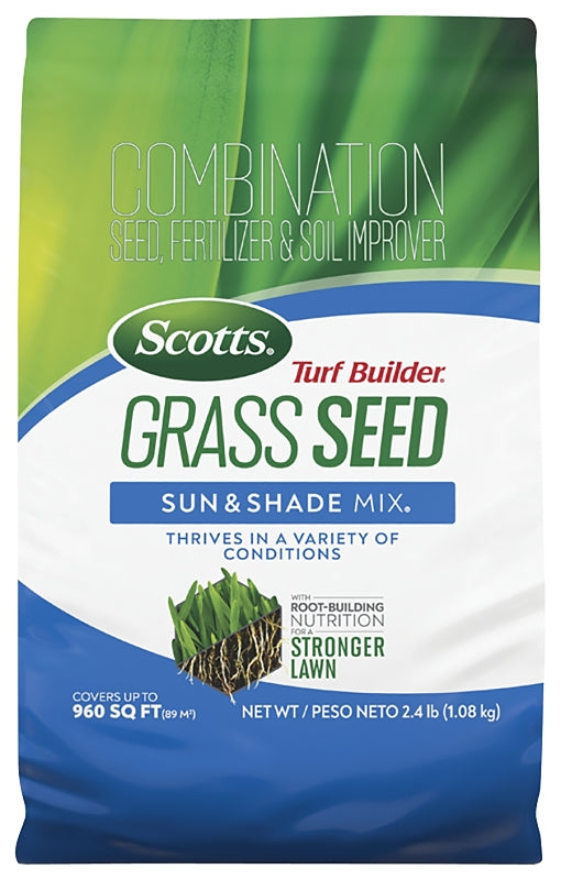 Scotts Turf Builder 18054 Grass Seed, 2.4 lb Bag