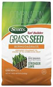 Scotts Turf Builder 18053 4-0-0 Grass Seed, Bermudagrass, 8 lb Bag
