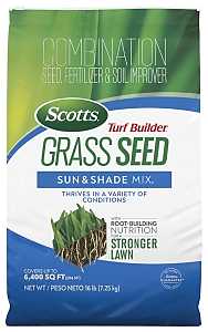Scotts Turf Builder 18057 Grass Seed, 16 lb Bag