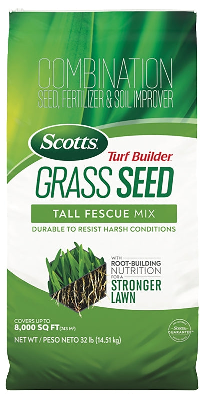 Scotts Turf Builder 18051 Grass Seed, 32 lb Bag