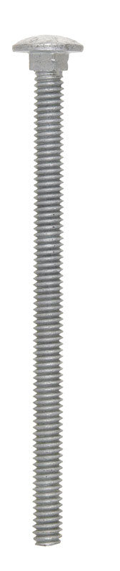 HILLMAN 1/4 in. X 4 in. L Hot Dipped Galvanized Steel Carriage Bolt 100 pk