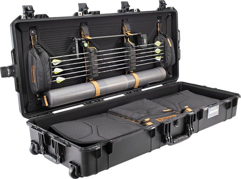 Pelican International 017450-0121-110 Air Bow Case, Polypropylene, Black, Fold Down Handle