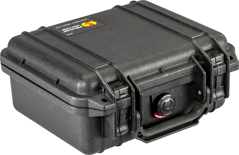 Pelican 1200-000-110 Protector Case, 10.62 in L, 9.68 in W, 4.87 in H, Polypropylene, Black