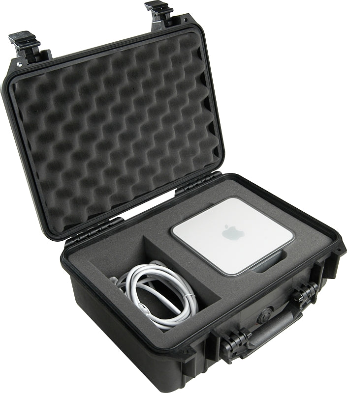 Pelican 1400WF Protector Case with Polyurethane Foam, 13.37 in L, 11.62 in W, 6 in H, Polypropylene, Black