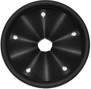 Danco 10428 Splash Guard, 3-3/8 in W, Plastic, Black