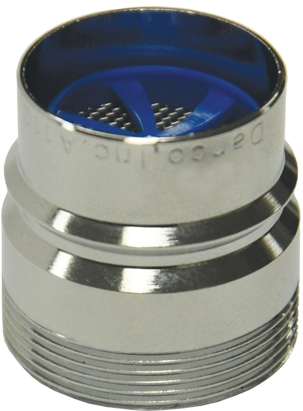 Danco 10507 Dishwasher Aerator Adapter, 15/16 x 55/64 in, Male x Female Thread, Brass, Chrome-Plated