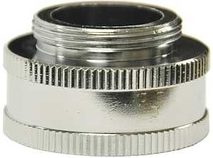 Danco 10511 Washing Machine Adapter, 3/4 x 55/64 in, GHTF x Male, Brass, Chrome-Plated
