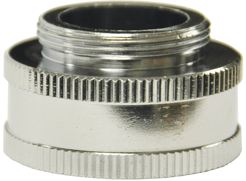 Danco 10511 Washing Machine Adapter, 3/4 x 55/64 in, GHTF x Male, Brass, Chrome-Plated