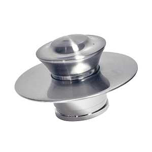 Danco 10528 EZ Drain Cover, Metal, Chrome-Plated, Pack of 2