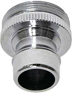 Danco 10506 Dishwasher Aerator Adapter, 15/16 x 55/64 in, Threaded, Brass, Chrome-Plated