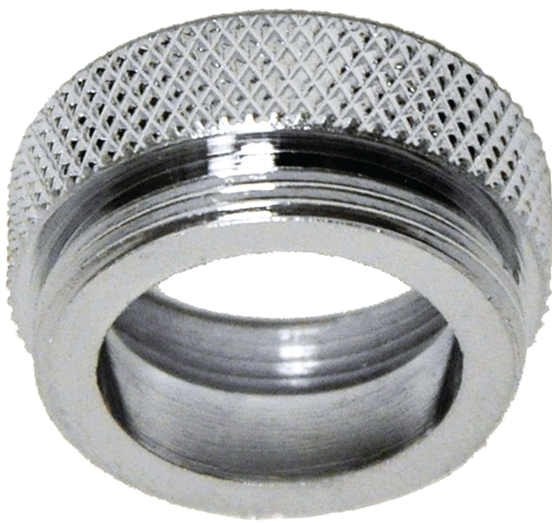 Danco 10519 Aerator Adapter, 3/4 x 55/64 in, Female x Male, Brass, Chrome-Plated