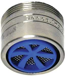 Danco 10484 Water Saving Aerator, 15/16 in Male, Brass, Brushed Nickel, 1.5 gpm
