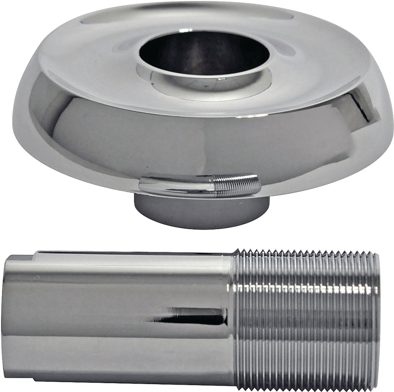 Danco 10765 Flange Set, 2-7/8 in OD, Metal, Chrome-Plated