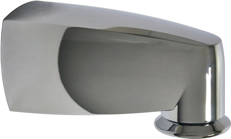 Danco 10766 Tub Spout, 6 in L, 3-3/4 in W, 3.53 in H, Metal, Chrome Plated