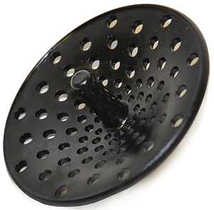 Danco 10427 Garbage Disposal Strainer, Plastic, Black