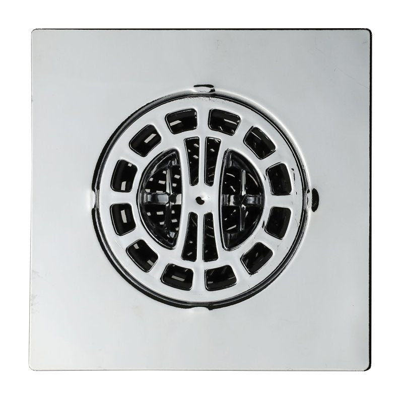 Danco 11015 Square Hair Catcher, Plastic/Stainless Steel, Chrome