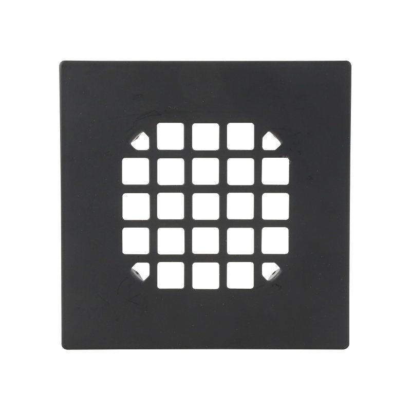 Danco 11047 Shower Drain Strainer, Stainless Steel, Matte Black