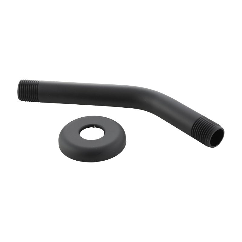 Danco 11095 Shower Arm, 1/2 in Connection, IPS, 8 in L, Stainless Steel, Matte